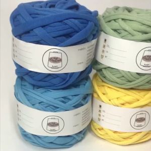 ไหมผ้ายืดถักกระเป๋า ขนาด 30mm. (น้ำหนัก 100 กรัม) ไหมเส้นใหญ่ ถักเสร็จเร็ว ไหมนุ่ม ถักไม่เจ็บมือ นิยมใช้เข็มโครเชต์ ถักกระเป๋า ถักตะกร้า ไหมผ้ายืด ไหมผ้ายืดถักตะกร้า ไหมผ้ายืดถัก - Lazada