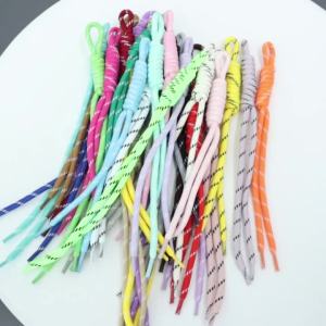 5pcs/lot 24-28cm Colorful Braided Lanyard Keychain Anti-Lost Knot Nylon Rope For DIY Handmade Keyring Bag Decoration Accessories