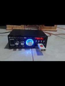 12V 220V 500W Bluetooth 5.0 Amplifier AK-699 BT USB/TF/FM Car Audio Power Stereo HIFI Music Play
