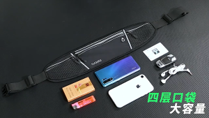 MENSPE Fashion Waist Bag Outdoor Sports Waist Pack Bag Ultrathin Pouches Mens Waist Belts Bag Running Pouch Waterproof Crossbody Bag Money Phone Waist Fanny Pack Jogging Belt Fanny Pack With Reflective Strip