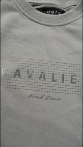 OWEN - Áo nỉ Regular Fit AN241458 màu Xám chất liệu CVC Spandex