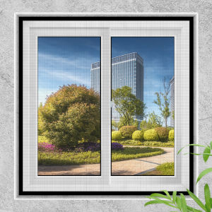 Anti-Mosquito Window Screen Net Self-Adhesive Window Screen Netting Nylon Mesh Curtain with Magic Velcro Tape