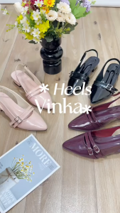 Gluess - Sepatu Wanita Mules / Sandal Wanita Kekinian Heels 3 CM Termurah Buat Kondangan Acara Formal