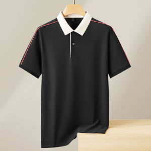 Pure Cotton Men Short Sleeve T-Shirt Mens plus Size Lapel Half Sleeve Polo Shirt Mens Summer Wear 100% Cotton Top T