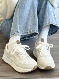 Thick Bottomed Fleece Lined Casual Sports Shoes for Women New Style 2023 Autumn Winter Fashionable Versatile Slip-On Sneakers