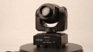 JC Laser Light 30W Moving Head Light with 8 Patterns and 8 Colors Stage Light by Sound Activated and DMX 512 Control for Wedding/DJ/Party/Club/Disco
