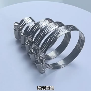 100pcs Stainless Steel Hose Clamp/Adjustable Pipe Clamp/Air Hose Clamp/Metal Hose Clamp/Fuel Line Worm Gear Clips/Tube Fastener 1/2" 5/8".