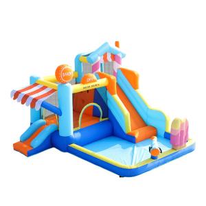 Doctor Dolphin | Multi-Function Inflatable Bouncer with Water Sprayer and Safety Net