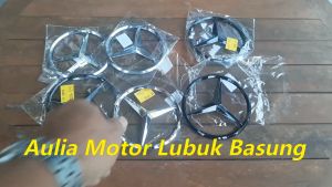 Emblem Logo Bagasi Mercedes Benz Mercy 90mm 9 mm W203 W211 W204 W210 W124 W212 W205 W202 W220 W213