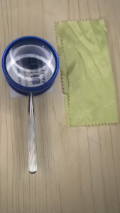 Kaca Pembesar 35x AB77 Lup Lensa Magnifier Handheld / Membaca Perhiasan Komponen / Loupe