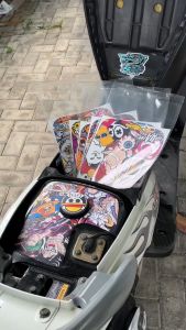 STICKER TANGKI BENSIN MIO SPORTY / STICKER PELINDUNG COVER TANGKI MOTOR YAMAHA MIO SMILE