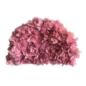 หมวกว่ายน้ําลายดอกไม้หมวกว่ายน้ําหมวกแช่น้ําพุร้อนผมยาวสไตล์ INS เกาหลีแฟชั่นใส่สบายไม่รัดหัวเส้นรอบวงศีรษะใหญ่หมวกว่ายน้ําสําหรับผู้หญิงอวบ