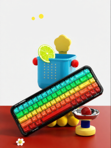 Mofii | Semi-Transparent Wireless Multi-Mode RGB Lit Keyboard