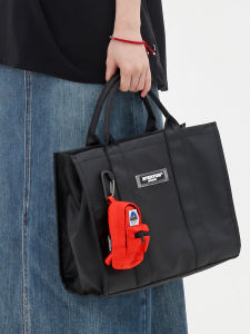 MYEDITION | Mye Edition Trendy Brand Multi-Color Keychain Coin Purse Earphone Bag Korean Style Zipper Closure Oxford Cloth Pure Color Nylon Lining