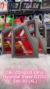 [ HÀNG CHÍNH HÃNG ] Dầu Động Cơ Xăng HYUNDAI XTEER G700 5W-30 SP/GF-6 (4 Lít) - Nhập Khẩu Hàn Quốc