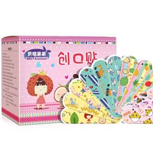 Damaiii 120 ชิ้น กล่อง พลาสเตอร์ยาปิดแผลกันน้ำ ลายการ์ตูน ระบายอากาศ