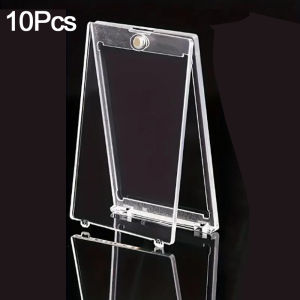1-10PCS Clear Card Holder Magnetic Attraction Type Gaming Sports Trading Card Display Case Kpop Idol Photo Protective Sleeves