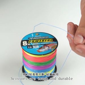 Benang Pancing PE 300m Jalinan Garis Jepang X4 X8 Kuat 79lb Anti Gigitan Tali Pancing Panjang PE Murah Alat Mancing