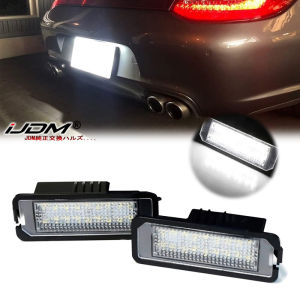 12V LED Number Plate Lamp For Porsche 987 Boxster Cayenne 911 Carrera Turbo 991 GT3 958 Cayenne White License Plate Light Assemb