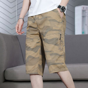 Quần Short Cotton Mỏng Cho Nam Đồ Cargo Capri Mùa Hè