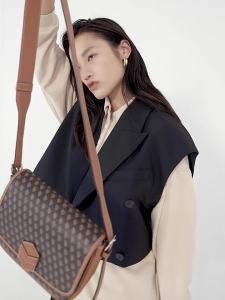 Dissona | Old Flower Single-shoulder Cross-body Commuter Saddle Bag
