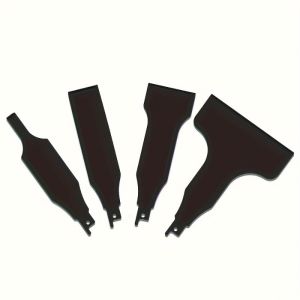 4PC Heavy Duty Reciprocating Saw Blade Set for Steel Tile Putty Removal Wall Ground Scraping