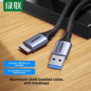 Green Union USB3.0 Mobile Hard Drive Data Cable Extension Long Suitable for Computer Samsung Note3 Phone Toshiba WD Seagate Western Hard Disk Box