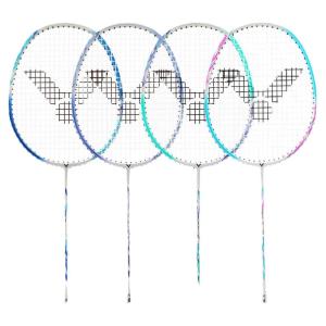 Victor | Starter Durable Carbon Fiber Badminton Rackets Set 2 Pieces