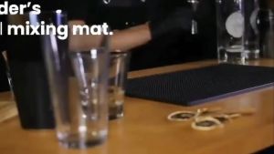 Non-slip Bar Mat Rubber Drip Spill Bar Mat Cafe Rubber Bar Mat Bar mat for bartending and water filtration Silicone Pad