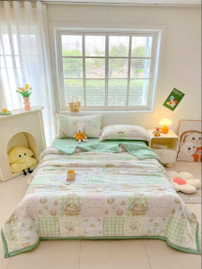 AITONGNUAN | Summer Cooling Single Air Conditioner Quilt Machine Washable Xinjiang Cotton Filled
