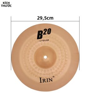 IRIN | Bộ Cymbal Đồng Phốt Pho IRIN 8/10/12 Inch Bộ Cymbal Hi-hat Dành Cho Người Mới Bắt Đầu Phụ Kiện Nhạc Cụ Bộ Gõ
