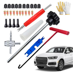 ชุดเครื่องมือเปลี่ยนวาล์วยางรถยนต์/มอเตอร์ไซค์/จักรยาน 3/31 ชิ้น - ชุดเปลี่ยนและติดตั้งก้านวาล์วได้ง่าย