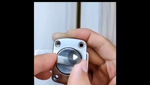 (Baolikai) Sliding Door Lock Bar Barn Door Latch Hook-and-Eye Buckle Wooden Fence Door Lock Black Door