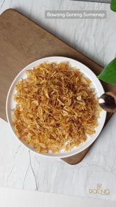 Bawang Merah Goreng Sumenep Premium Asli Murni Tanpa Tepung Non MSG [ 750 Ml ] | Fried Shallots Original | Bawang Goreng Renyah Rat.Na