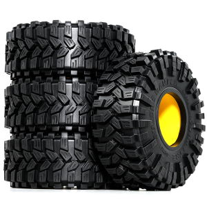 Lốp Cao Su RED SPIDER 4 Chiếc 1.9 Inch Cho Xe RC Rock Crawler OD120mm Tương Thích Với Tỷ Lệ 1/10 TRX4 TRX6 SCX10 II III AX10 Wraith