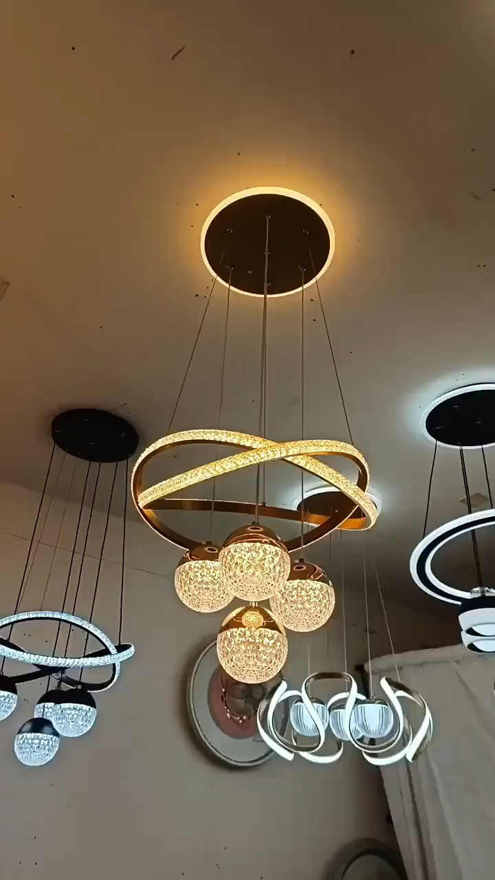 LED Chandelier Modern Light Luxury Starry Sky Pendant Light Bedroom living Decorative Dining Room