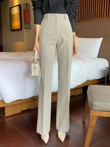 PIAOYA | Narrow Wide Leg High Waist Slimming Summer New Straight Pants