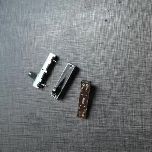 1pcs 35mm Single Linear Slide Potentiometer Fader W100K Stroke 20mm with White Point Handle Length 10mm Mono Mixer Fader