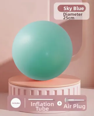Pilates Fitness Ball Yoga Strengthening Add-thickness Anti-burst 25cm