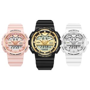 (With Box/42.3mm)100% Authentic Pokemon Watch for Boys Girls Fashion Waterproof Watch Digital Watch with BackLight Shockproof Wristwatch for Kids Watch Pikachu Birthday Gift 8631