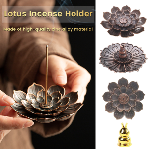 Nurm Incense Burner Lotus Incense Stick Holder Incense Holder Base
