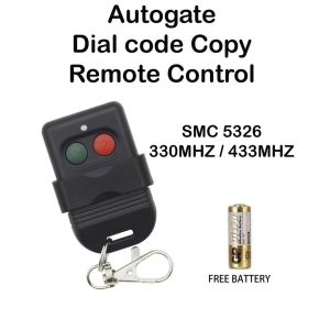 Heavy Duty High Quality AutoGate Door Remote Control SMC5326 330MHz 433MHz Auto Gate Wireless Remote Alat Kawalan Jauh Pintu Gerbang Pagar Automatik