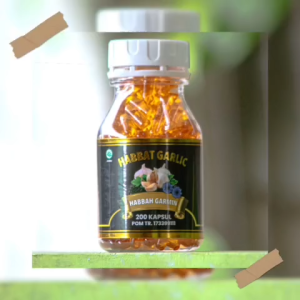 HABBASY GARLIC 200 kapsul HABBAH GARMIN 200kps