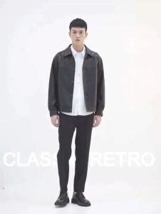 แจ็คเก็ตหนัง PU ทรงวินเทจ (Size M-2XL) สไตล์เกาหลีสุดชิค ความยาวระดับเอวเพื่อให้เข้ากับทุกการแต่งตัว