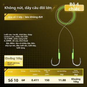 jiadiaoni | Dây Câu Cá Dài Không Nút và Móc Câu Lớn