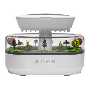 [Wild Camping]Essential Oil Diffuser Water Drip Micro Landscape Cool Mist Humidifier Aromatherapy Diffuser for Home Office