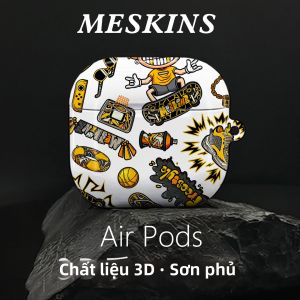 MeSkins | Vỏ Bao AirPods Chống Xước Mạ Phím Piano Graffiti Bền
