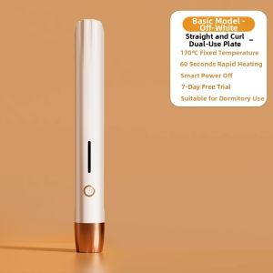 Mini Straightening And Curling Iron Dual Purpose Hair Styling Tool for Women And Men Portable Travel Size Hair Care Equipment