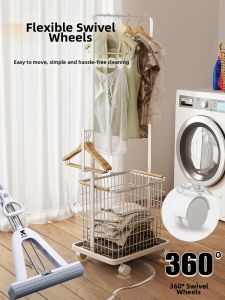 QIMAHUANGZI | Portable Clothing Rack for Bedside