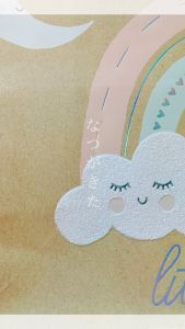 Isi 1 Paper Bag / Tas Kertas Baby Motif Lucu Imut Bergambar Glitter Kualitas Ekspor untuk Syukuran Kelahiran Bayi Souvenir Kado